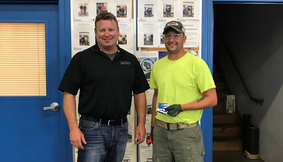 Carven Blanck (President) and Jon Bitter (Journeyman)